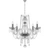 K9 Crystal Chandelier 4 Lights Modern Candle LED Chandelier Light Ceiling Lamp