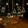LED Fairy String Window Curtain Lights Star Christmas Xmas Party Home Indoor Random Style