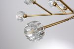 Modern American chandelier golden iron -15 bulb