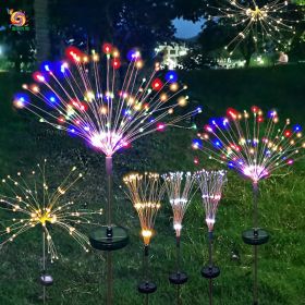 Firework Lights Christmas Outdoor Led Holiday Sky Starry Lights (Option: Cool white-150cm-8Modes)